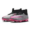 Nike Zoom Mercurial Superfly 9 Pro FG GS Pacchetto 25° Anniversario Scarpe da Ginnastica per Bambini Argento Metallizzato-Argento Nero FJ2034-060