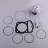 1 Set Metal 65.5mm X 43mm Piston Rings Gaskets Kits Silver Fit for Honda XL200R XR200R XR200 1983 13011-KT0-305