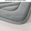 Schwamm Badezimmer Kaschmir Verdickungsmatte Bad Rutschfeste Teppiche In Waschbecken Badewanne Boden Teppich Duschraum Fußmatte Memory-Schaum 3D-Pad