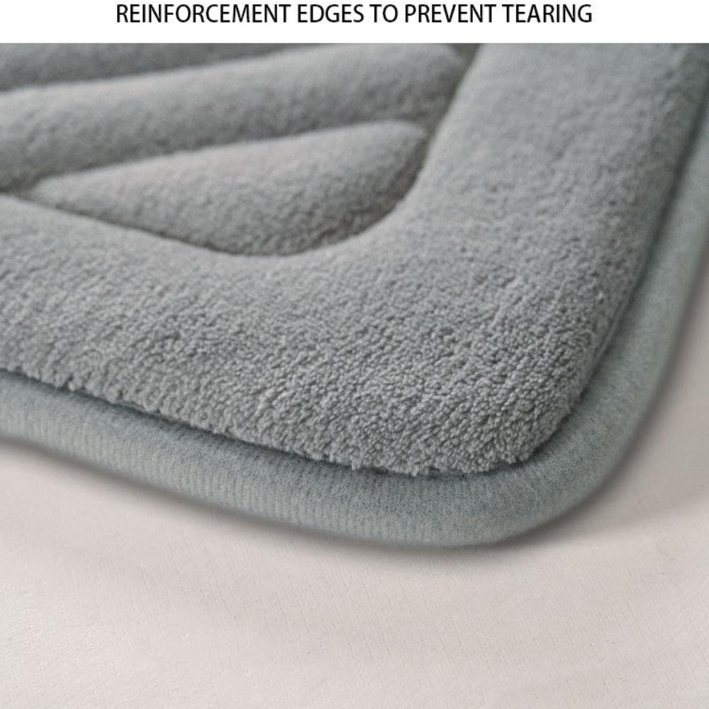 Schwamm Badezimmer Kaschmir Verdickungsmatte Bad Rutschfeste Teppiche In Waschbecken Badewanne Boden Teppich Duschraum Fußmatte Memory-Schaum 3D-Pad