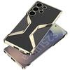 Electroplate Leather Galaxy S25 Ultra Phone Case for Samsung Galaxy S25 Ultra  Plating Plastic Hard Shell Protective Back Cover