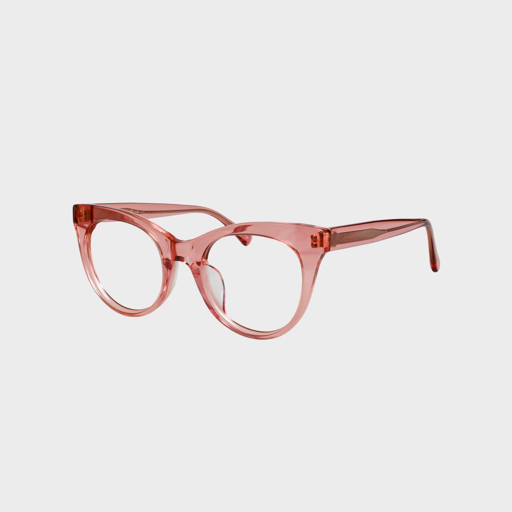 Ilsamsaemem Cat'S Eye Oversized Acetate Transparent Light Pink M000879