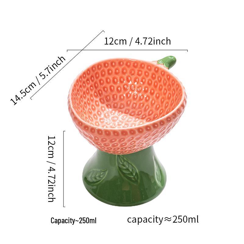 Chinese Style Ceramic Bowl Set: High-Foot, Large Capacity for Rice, Soup, Fruit; Includes Children's Bowl and Spoon