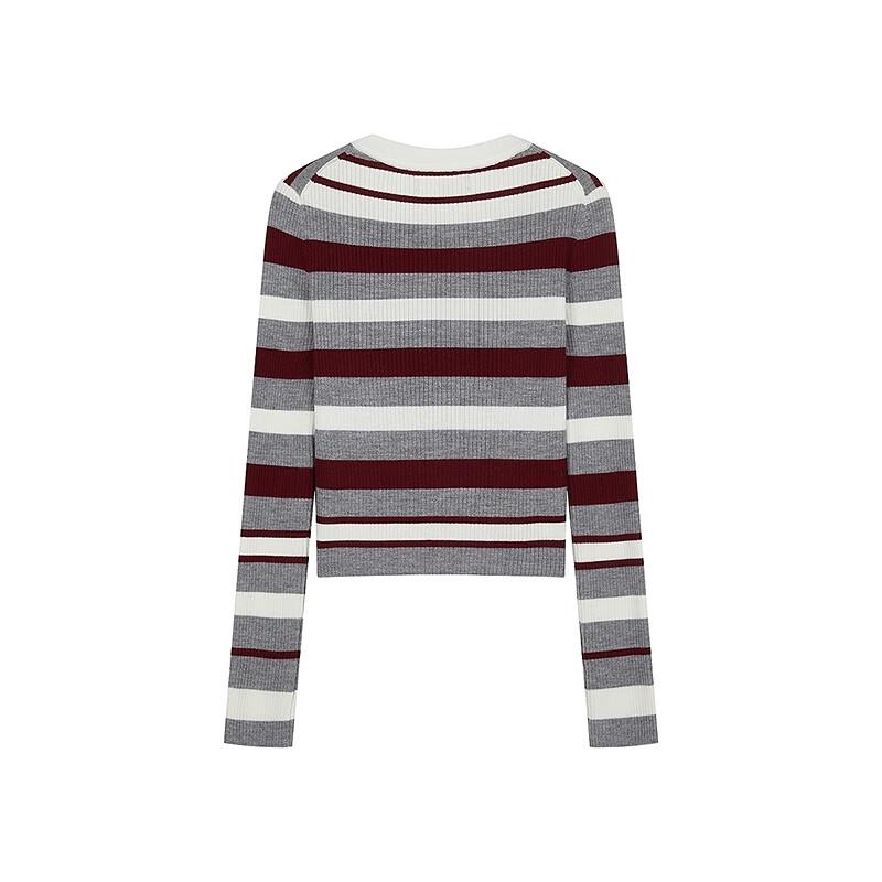 Teenie Weenie Women's Colorful Striped Knit Sweater