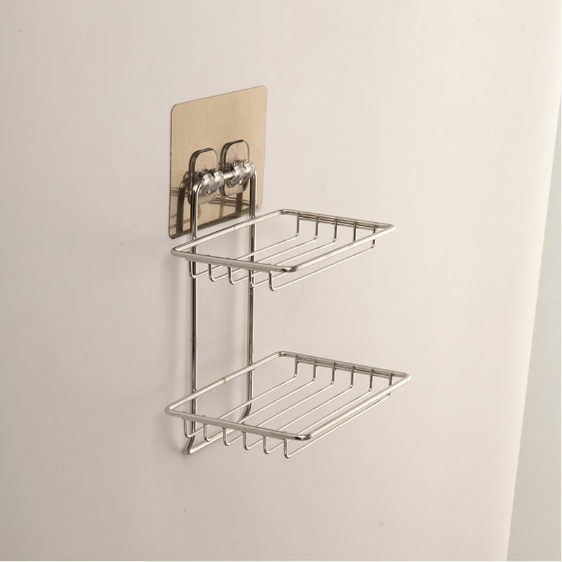 

Главная Настенная креативная мыльница для ванной комнаты и туалета, неперфорированная мыльница, сливная настенная двухслойная мыльница