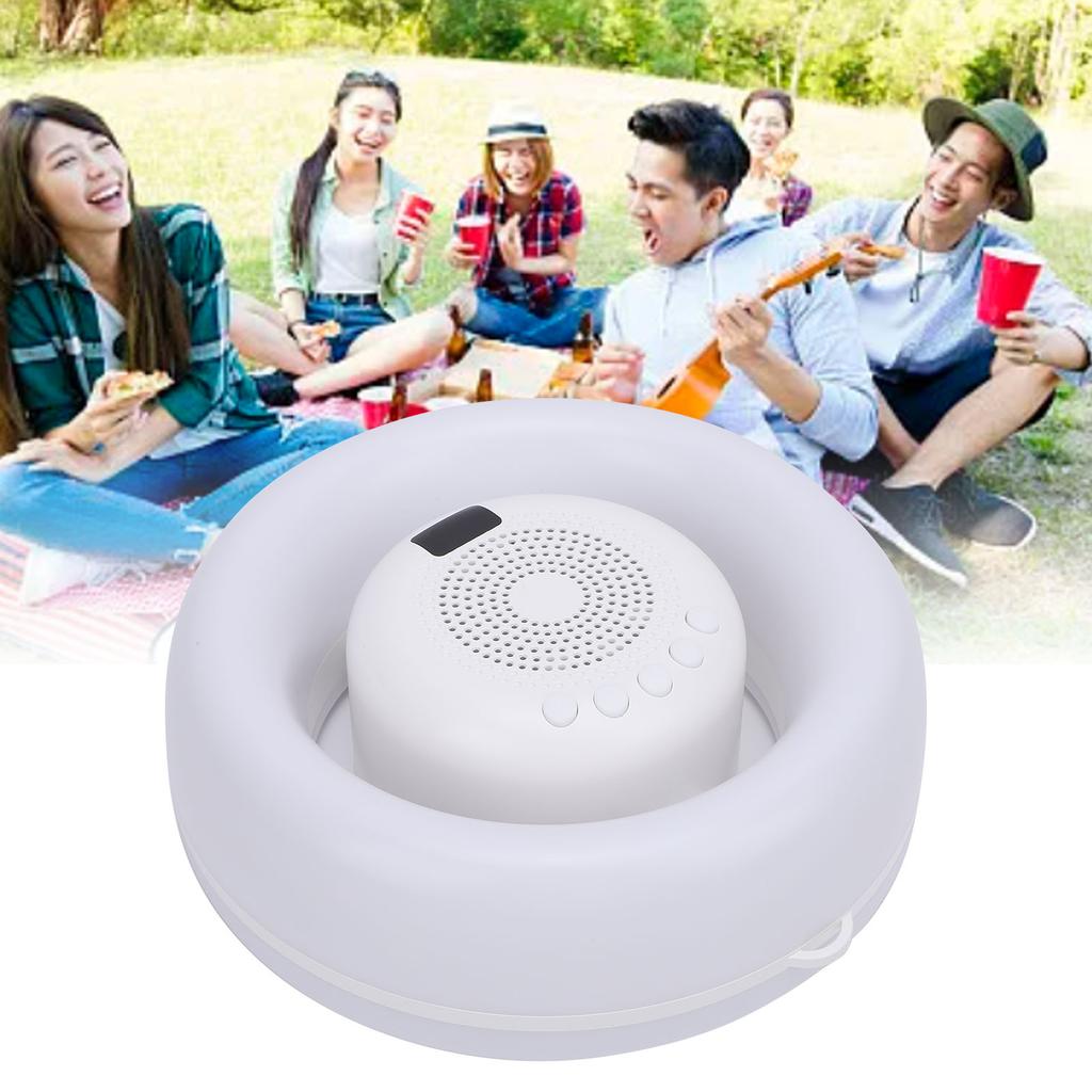 ing Pool Speaker with RGB Lights Temperature Display IP65 Water Resistant Portable Wireless Shower Speaker for Pool Party Outdoors