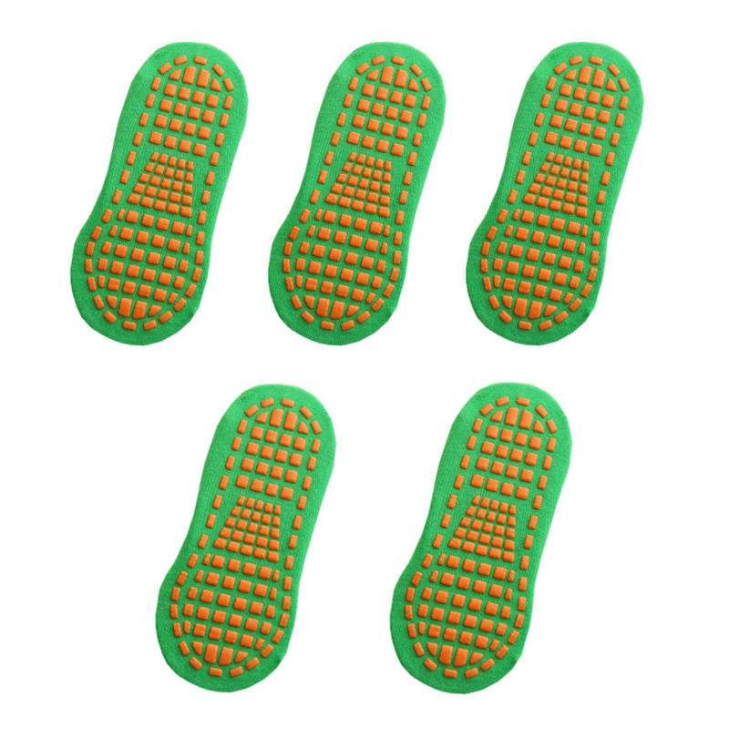 5 Çift/Set Erkek Kaymaz Pamuk Çorap Kadın Çocuk Yaz Komik Trambolin Yoga Kaymaz Bilek Kısa Çorap Parti