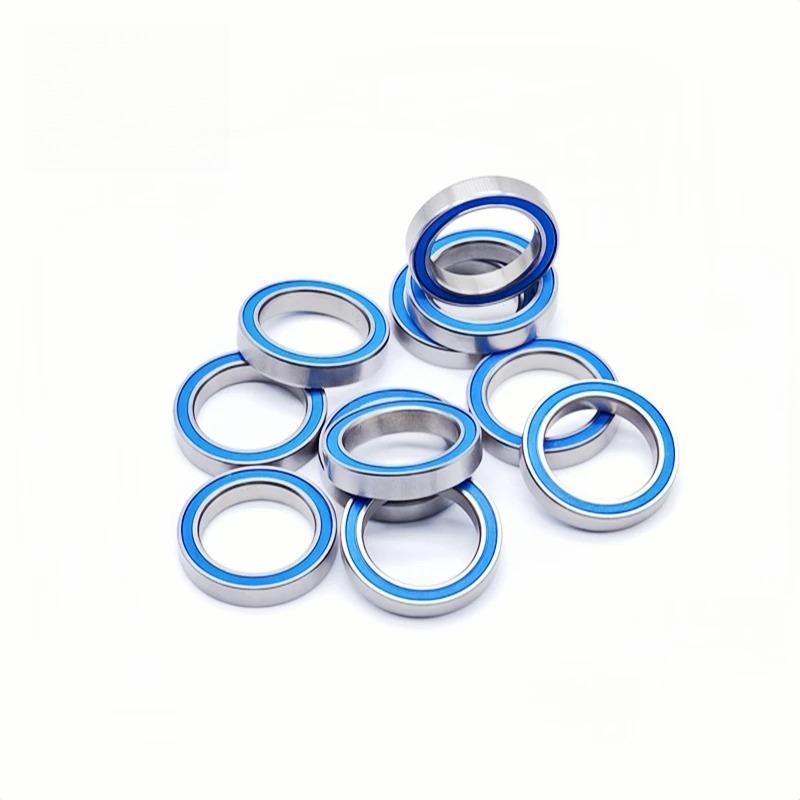 6702RS Bearing ABEC-7 (10PCS) 15x21x4 mm Thin Section 6702-2RS Ball Bearings 61702 RS 6702 2RS With Blue Sealed