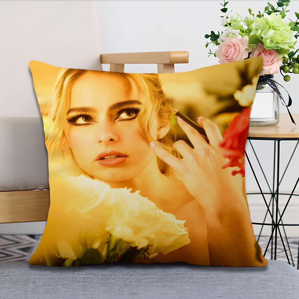 Singer A-Addison Rae Addison cushion cover Pillow Case Square Cushion Room Bedroom Headboard Sofa Living Backrest Nap Time
