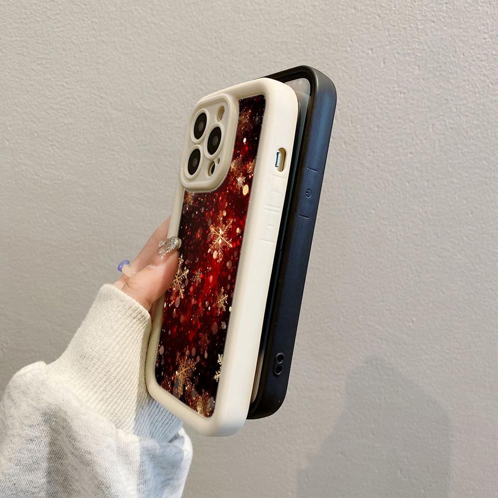 Sky Eye Ladder Soft Case pro Samsung A06 A15 A25 A35 A55 A14 A24 A34 S23 S24 FE Všechny modely Samsung Pouzdra na telefon Kryt NY40 Santa Claus Vánoční stromeček