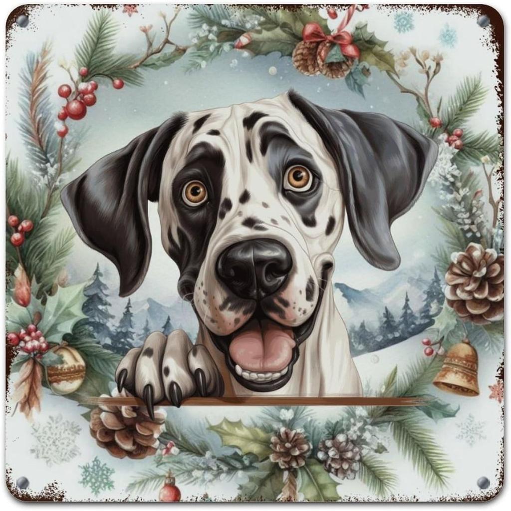Christmas Metal Wall Art for Home Living Room Kitchen Decor