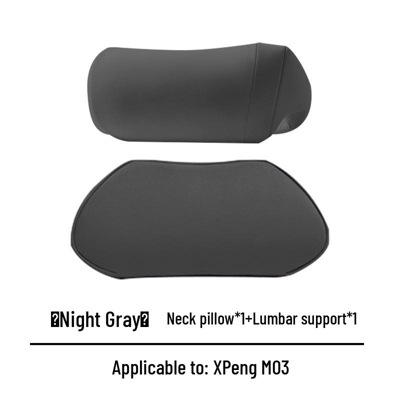 XPENG G6/G9 Neck & Lumbar Support Pillow - Comfortable Car Headrest & Cushion Accessory