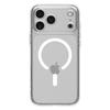 Skyddande fodral för iPhone 17 Pro Ultra Hybrid MagSafe - genomskinligt-vitt