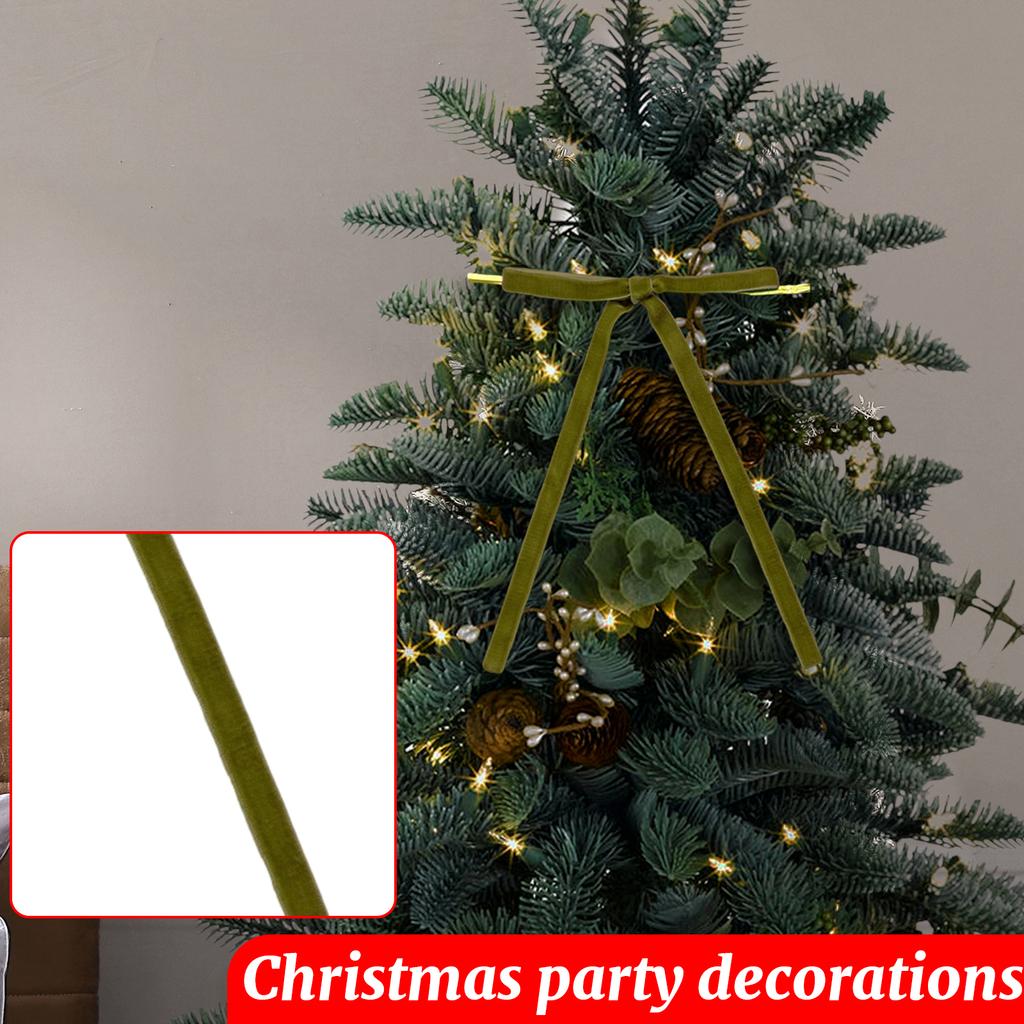 Velvet Bow Tie Christmas Party Hanging Accessories