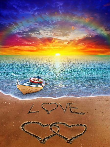 5D Diy Diamond Painting Mosaic Sunset Seaside Home Decor Full Square Round Embroidery Beach Landscape Wall Art