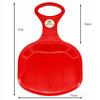 Ślizg Na Śnieg Jabłuszko Do Zjeżdżania Sanki Xl 51 Cm Solidne Czerwony