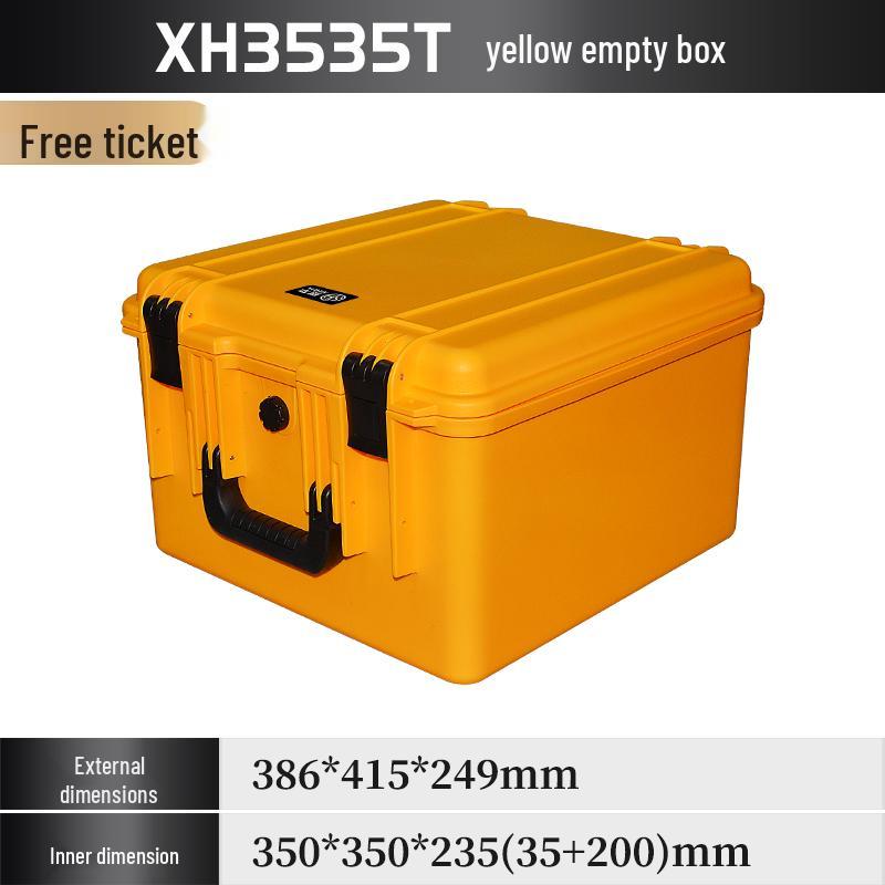 Xihua IP67 Waterproof ROHS Certified Thickened Plastic Toolbox - 35x35 Square Moisture-Proof Instrument Case