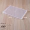 Transparente Ultra-Dünne 1,7 cm Rechteckige Schmuckschatulle mit Deckel