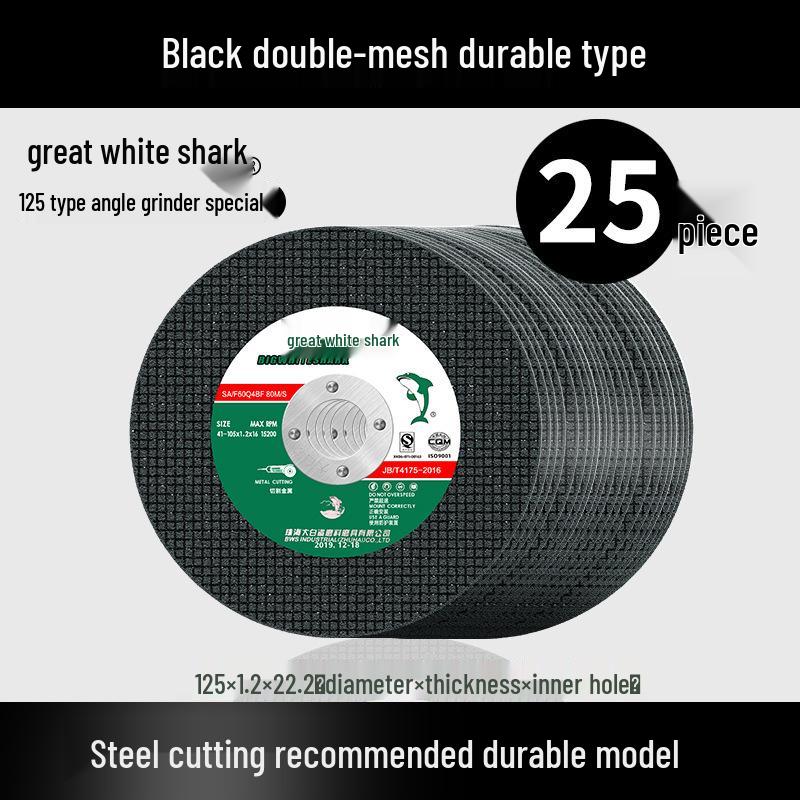 Great White Shark Angle Grinder: Stainless Steel Resin Cutting and Polishing Disc