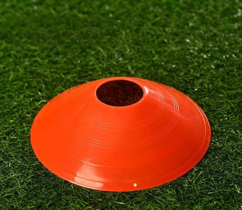 Round Mouth Logo Disc Soccer Trainingequipment  Logo Disc Obstacle Logo Cone Obstacle Disc Soft Durable Equipment Marker Outdoor