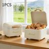 Bread Box Storage Holder Portable Organizer Easy To Clean Container Kitchen Counter