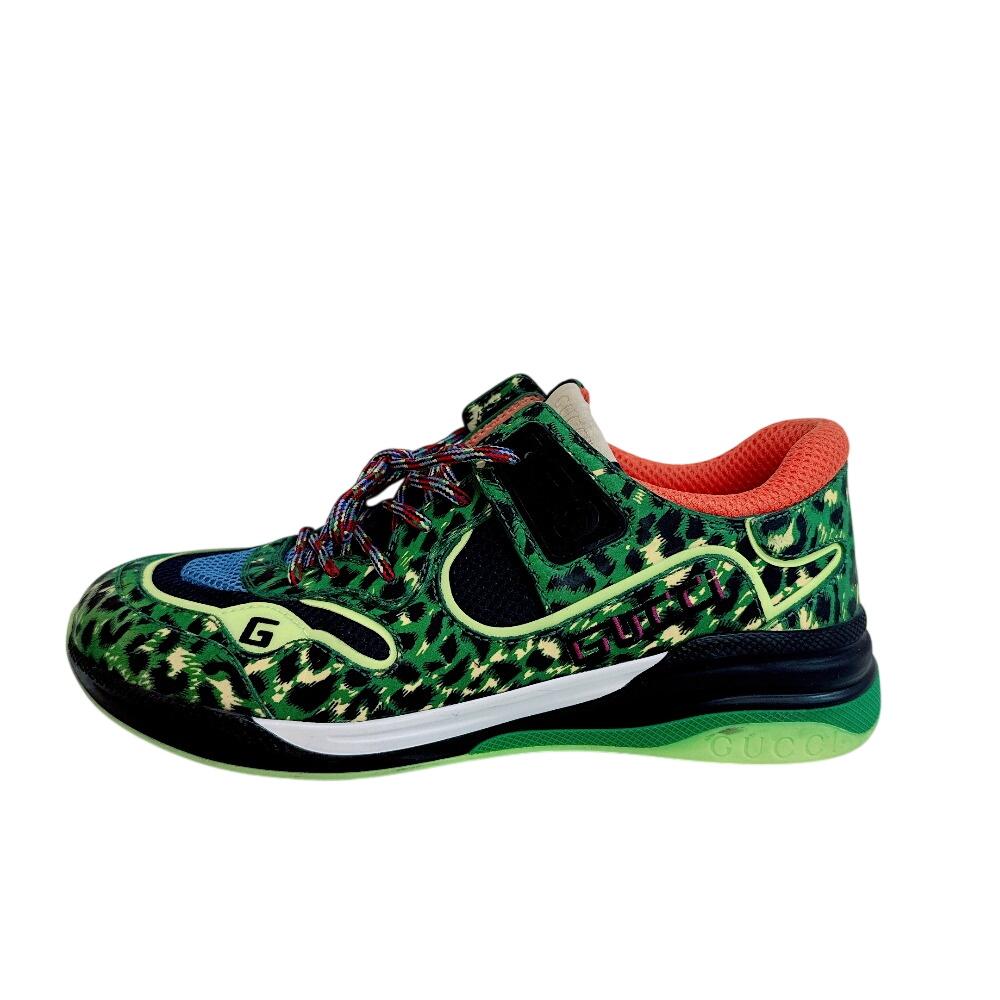 GUCCI Low cut sneakers 20AW DOVER STREET MARKET leather Ultra pace sneakers green leather Used