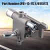 2X LF01-15-17Z Cooling System Water Outlet With Gasket Compatible For Mazda 3 2.0 2005-2010 5 ,6 2005-2010 2.0 2.3