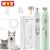 Electric Dog Nail Grinder Pet Nail Clipper USB Rechargeable Pet Nail Trimmers Painless with Polisher Wheel for Small/Large Pets