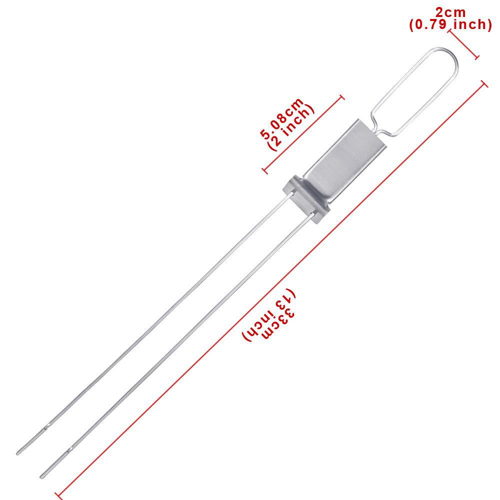 

Stainless Steel BBQ Skewers Reusable BBQ Skewers with Storage Tube Stainless Steel BBQ Needle Stick Outdoor Camping Picnic Tools