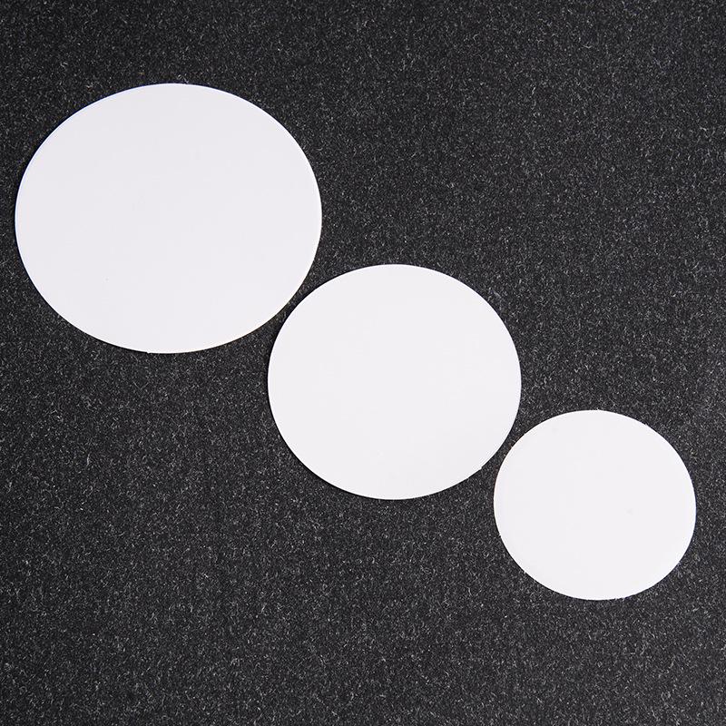 Baji DIY Hand-Painted Graffiti Badge Paper - 100 White Round Sheets 100 Sheets