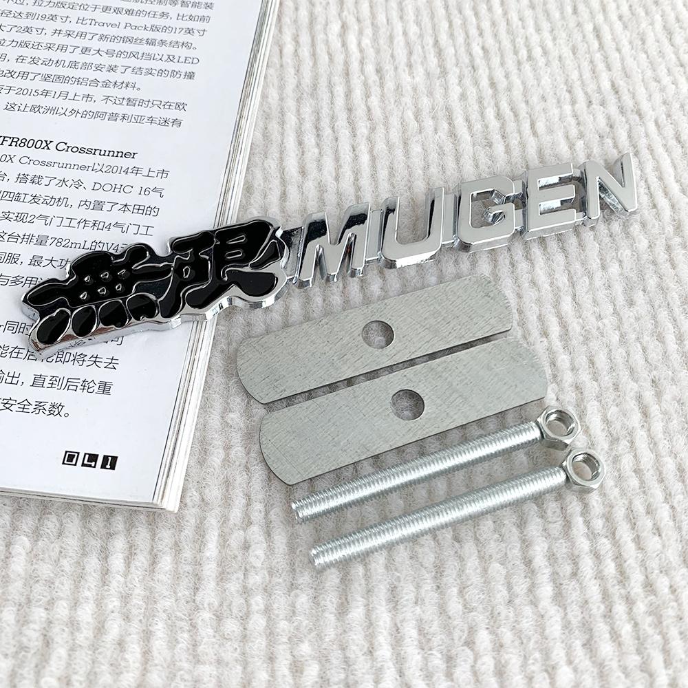 3D-Metall-Emblem für den vorderen Kühlergrill des Autos, R-Typ, Aufkleber mit Logo für Honda CIVIC FD2 FD FA 5 Mugen