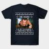 Men Black Print T-shirt Die Hard Is My Favourite Christmas Movie No-Cut Transfer Paper Print Cotton Tshirt