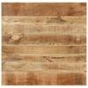Dining Table Solid Mango Wood 82 X 80 X 76 Cm