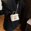 New Fashion Chain Portable Box Bag Women's Messenger Bag Solid Color Shoulder Bag