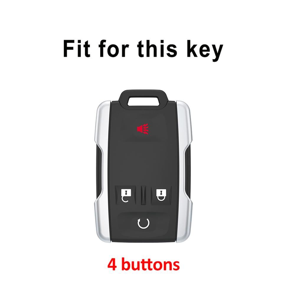 Auto Accessories Smart Keyless Key Ring For Chevrolet Suburban Silverado Gmc Yukon Tahoe Sierra Terrain Car Key Cover Case Fob