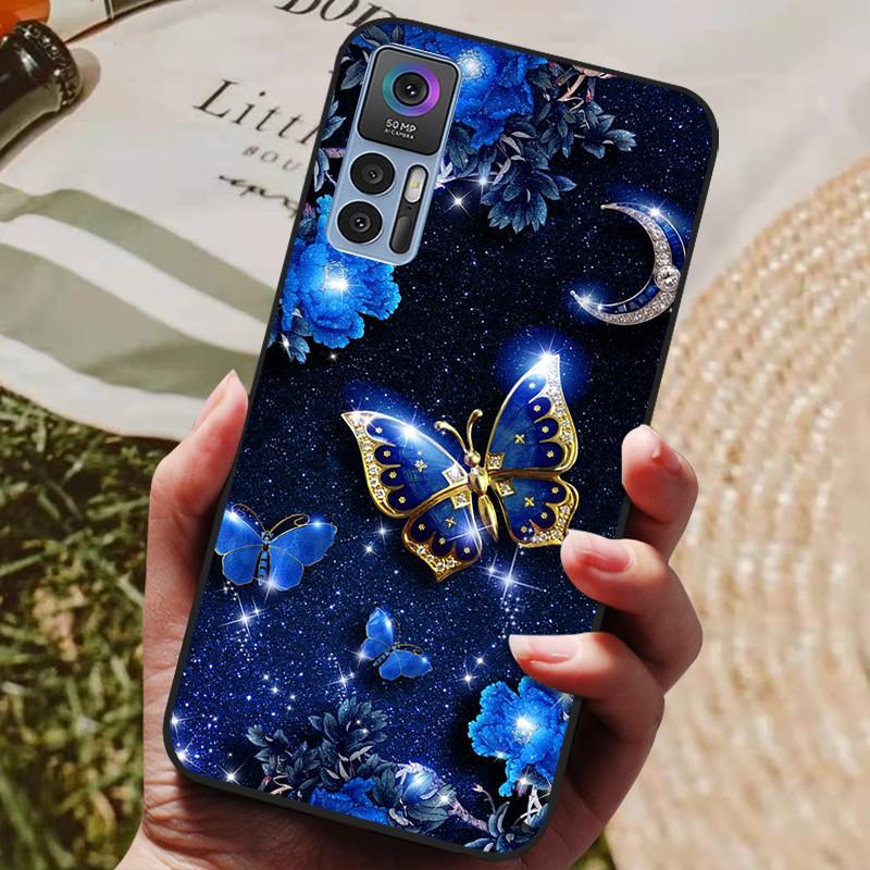 For TCL 30 Plus Case T676K T676J Cover Wolf Lion Shockproof Phone Cases For TCL 30 5G T776H Black Silicone For TCL30 30 Cover