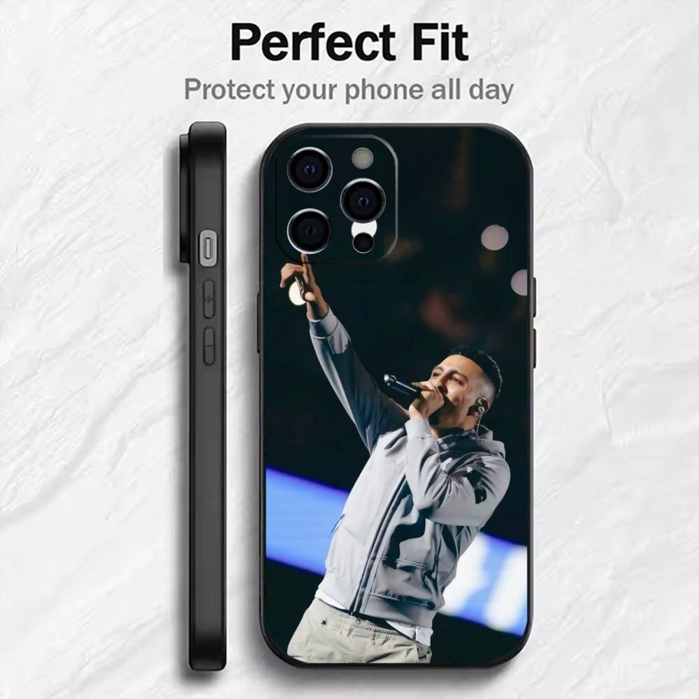 M-MoradS M-MDLRs Mode Street Phone Case For iPhone17,16,15,14,13,12 Plus,Max Soft Silicone Black Cover