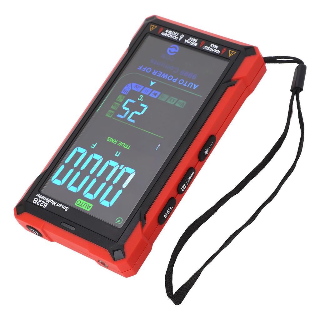 Ohm Amp Volt Meter Digital Multimeter Kit Smart Touch Large Screen Rechargeable High Accuracy Fully Automatic Non Burning Tester