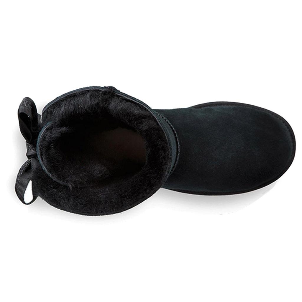 UGG Customizable Bailey Bow Short Black Women's 1098075-BLK