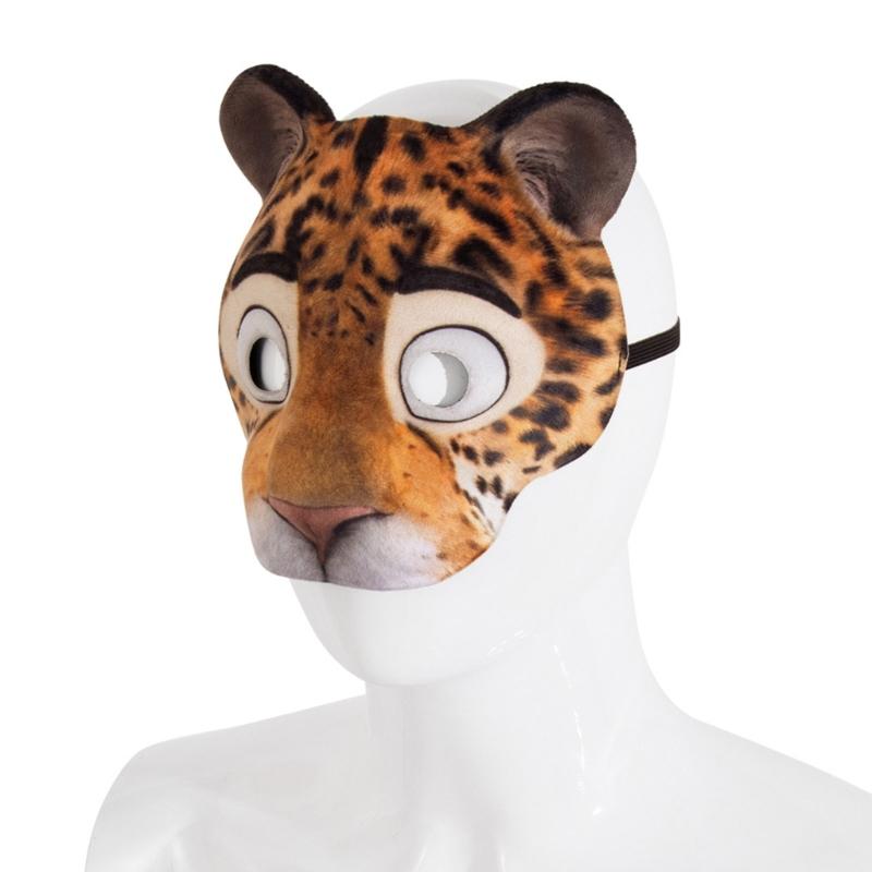 Cartoon Animal Masks For Kids Role Play Soft EVA Adjustable Elastic Strap Safe Costume Party Accessory Halloween School Performances