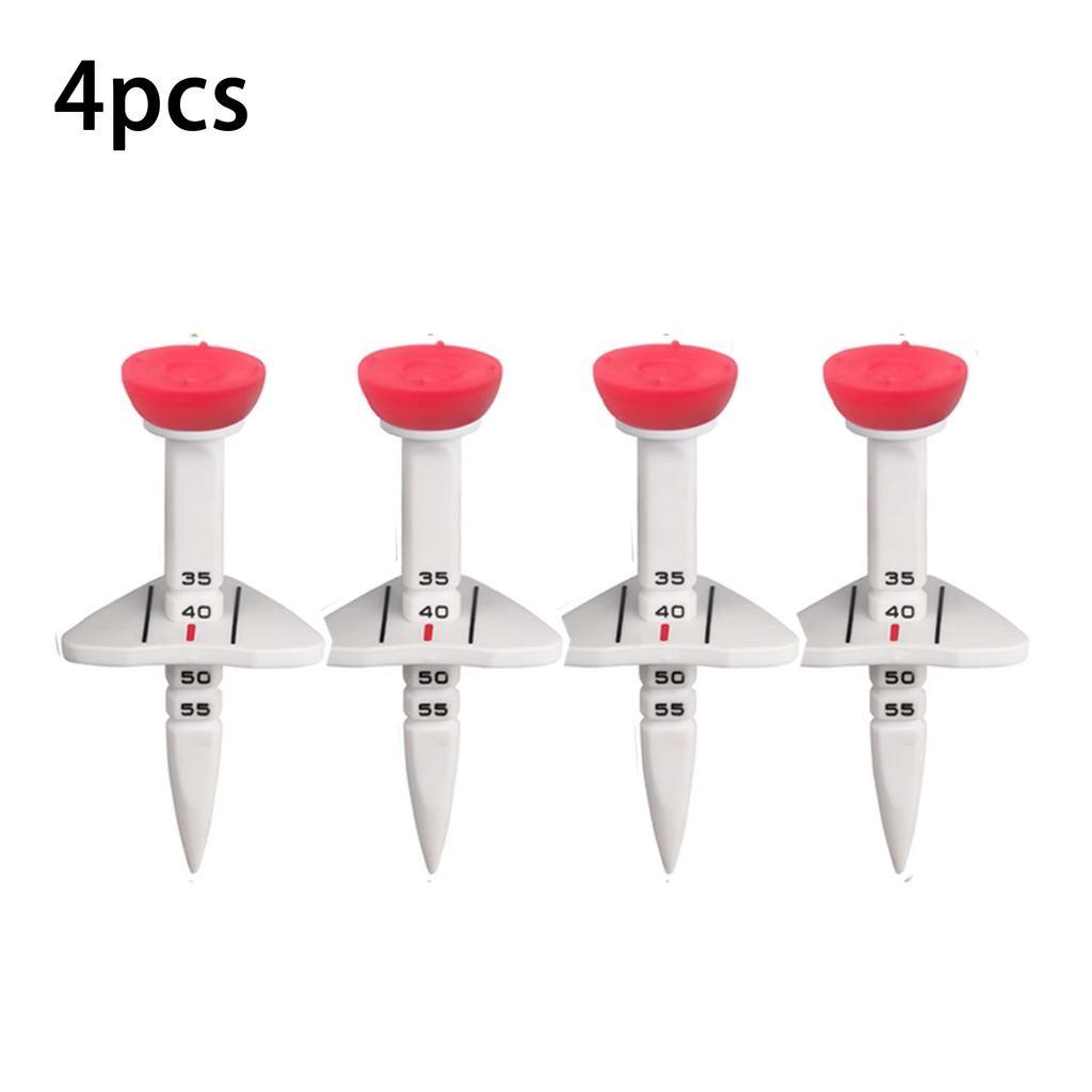 4pcs Golf Adjustable Height with Angle Identification Golf Stud Golf Sports Equipment Accessories Outdoor Sports Equipment