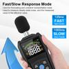  Bluetooth Noise Sound Level Meter Color Display Fast Slow Sampling Rate Capacitive Microphone Monitor 30-130dB Backlight