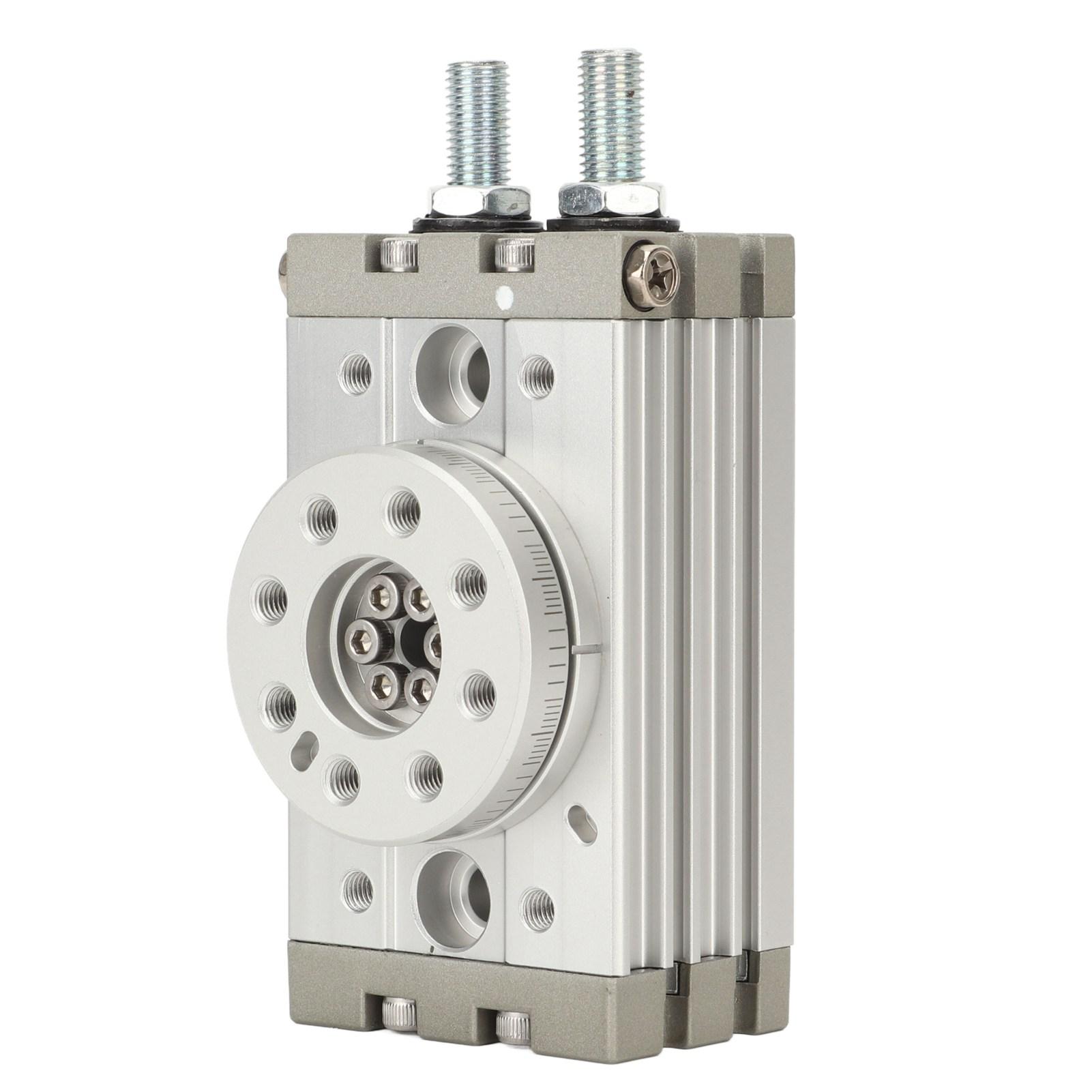 

Rotary Pneumatic Air Cylinder 0 to 190 Degree Adjustable Aluminum Alloy High Strength Waterproof Rotate Cylinder 10A