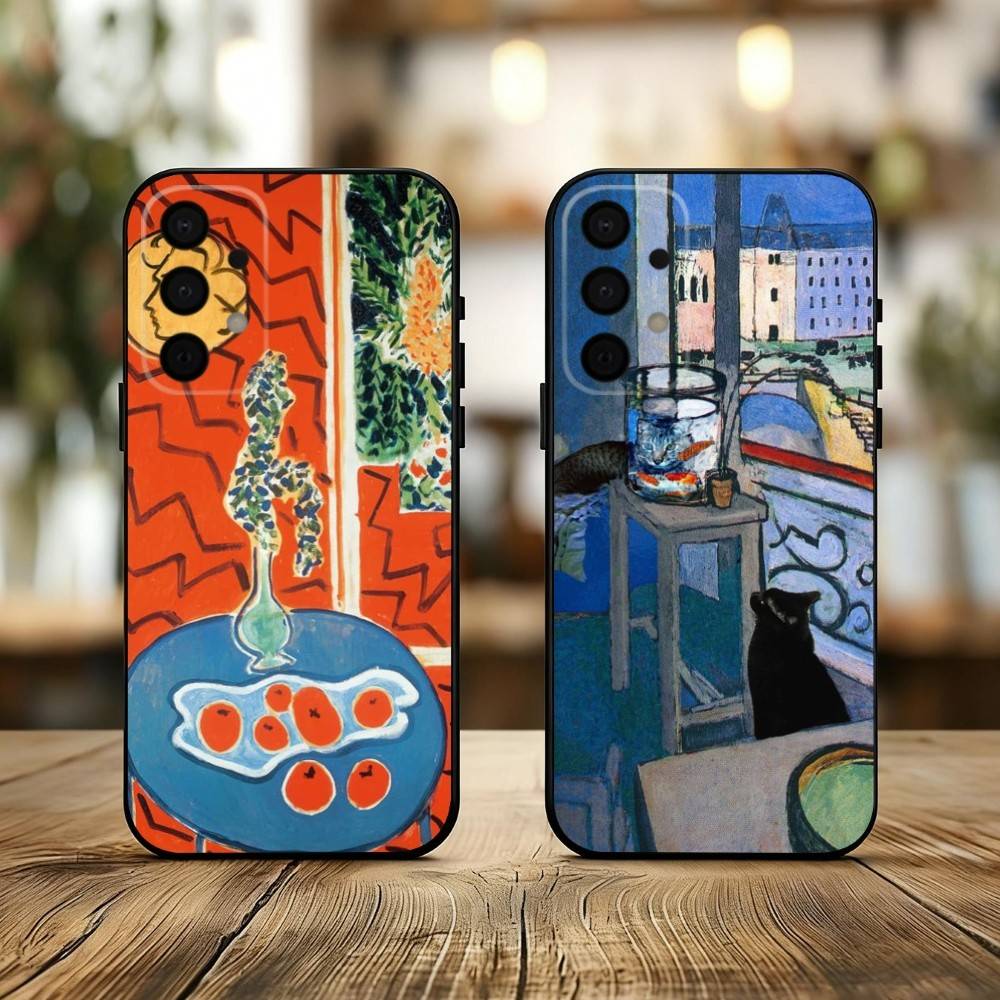 H-Henri M-Matisse Art PaI Phone Case For Samsung Galaxy A73,A72,A71,A70,A53,A52,A51,Others Soft Black Shell