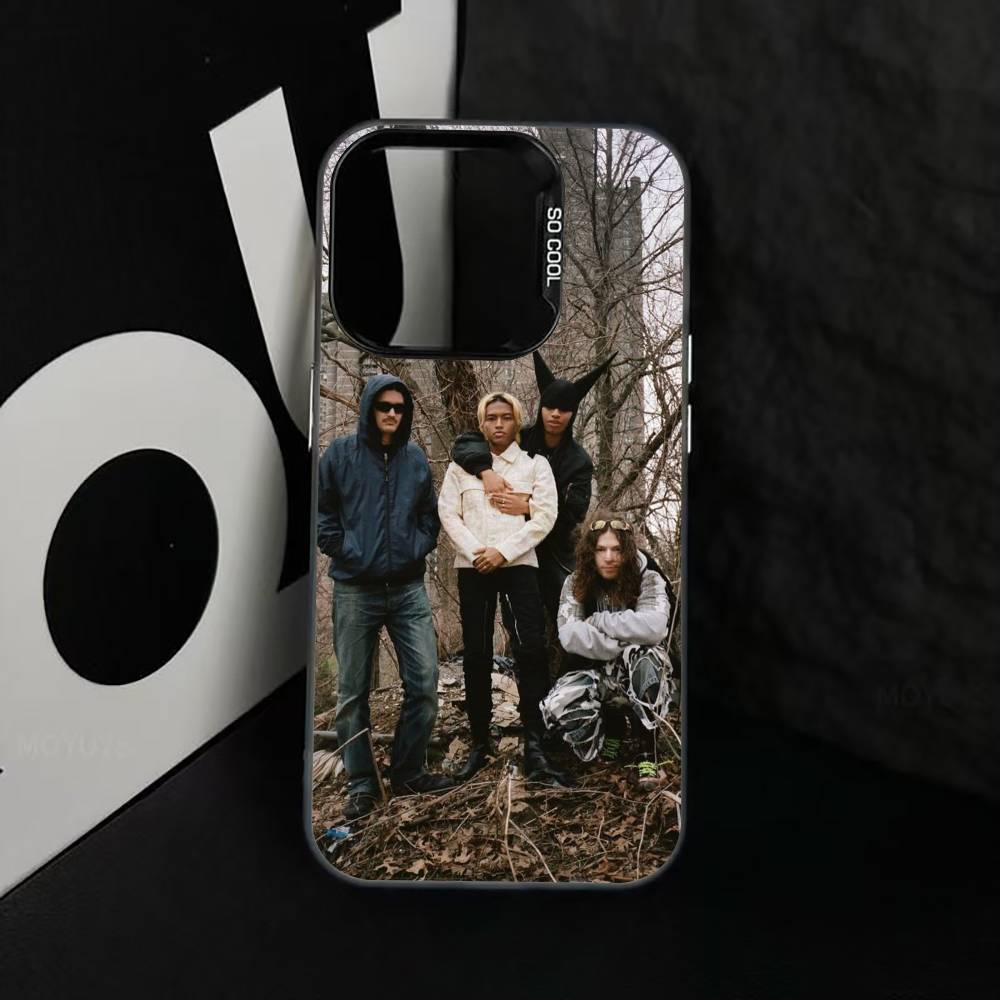 B-Bladee DG 3-3-3 Phone Case For iPhone 17,16,15,14,13,12,11 Plus,Pro Max,XS,Colorful Silver Phone case Funda Cover