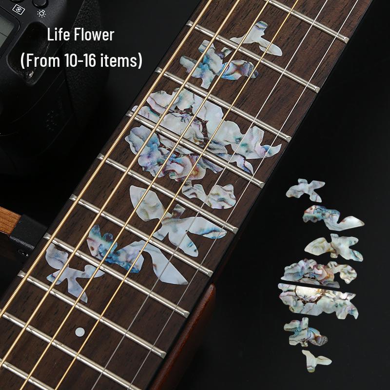 Personalized Guitar Sticker Set: Decorative Fingerboard and Panel Protectors for Acoustic and Electric Guitars.