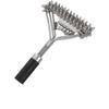 ZISIZ 17-inch Stainless Steel BBQ Grill Brush with Scraper