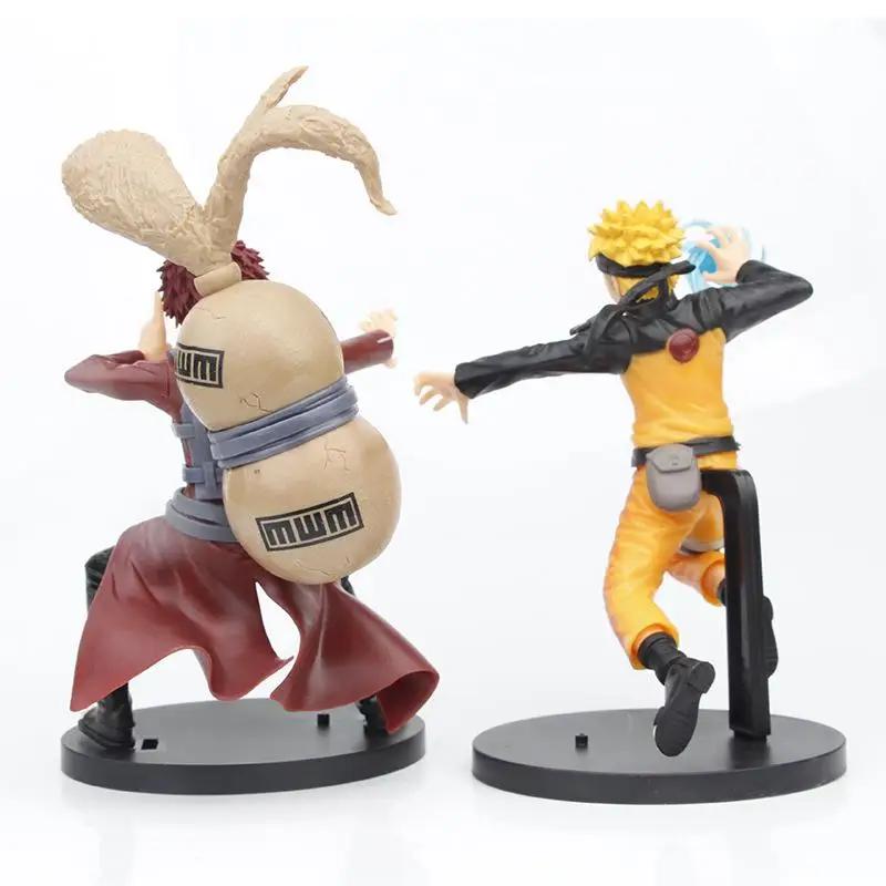 1Pc 20cm Anime Naruto Sasuke Kakashi Uzumaki Gaara Action Figures Cartoon PVC Collectiable Model Toys Kids Boys Birthday Gifts