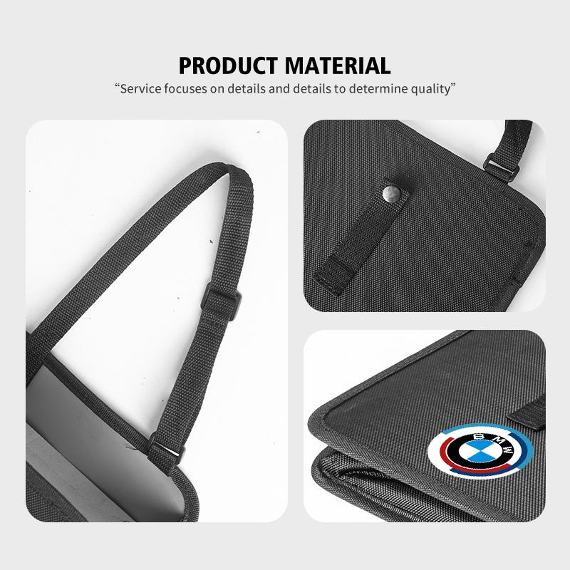 Leather Car Tissue Storage Box Seat Back Paper Water Cup Bag For BMW M3 M5 E36 E39 E46 E60 E61 E64 E70 E71 E80 E85 E87 E90 E83