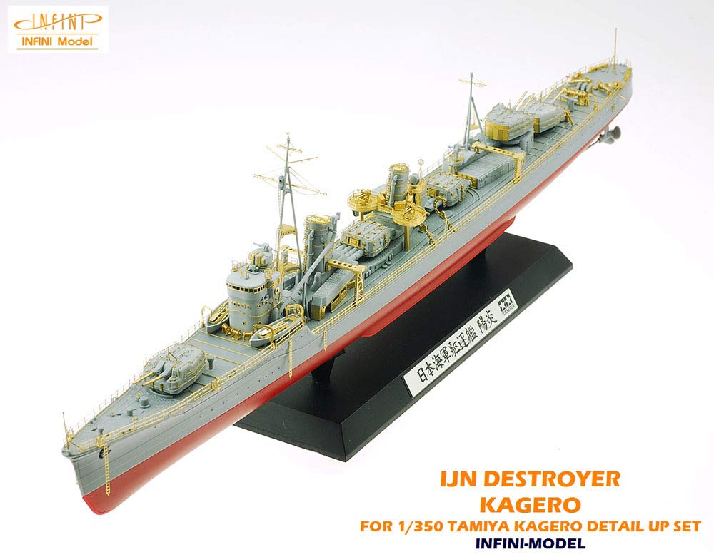 Infinimodel IM Series Japanese Navy Destroyer Kagero Detail Up Set for T Company Plastic Model Kits 1/350 (IM53503)